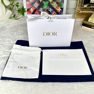 DIOR Dust Bag, Shopping Bag and Envelope packaging set GREAT for gifts! New!